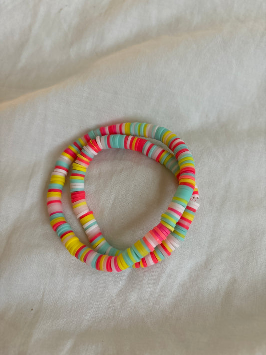 Pink Blue Yellow bracelet