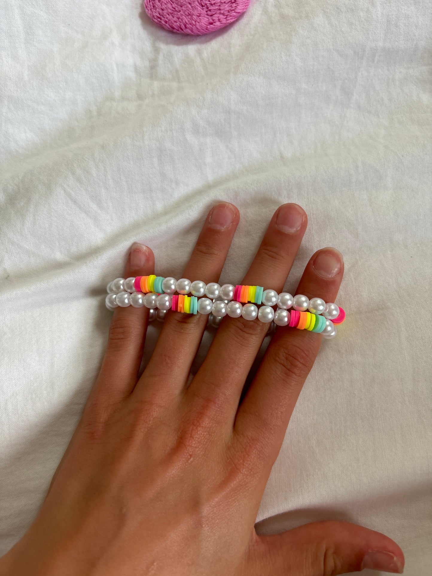 Rainbow Pearl Bracelet