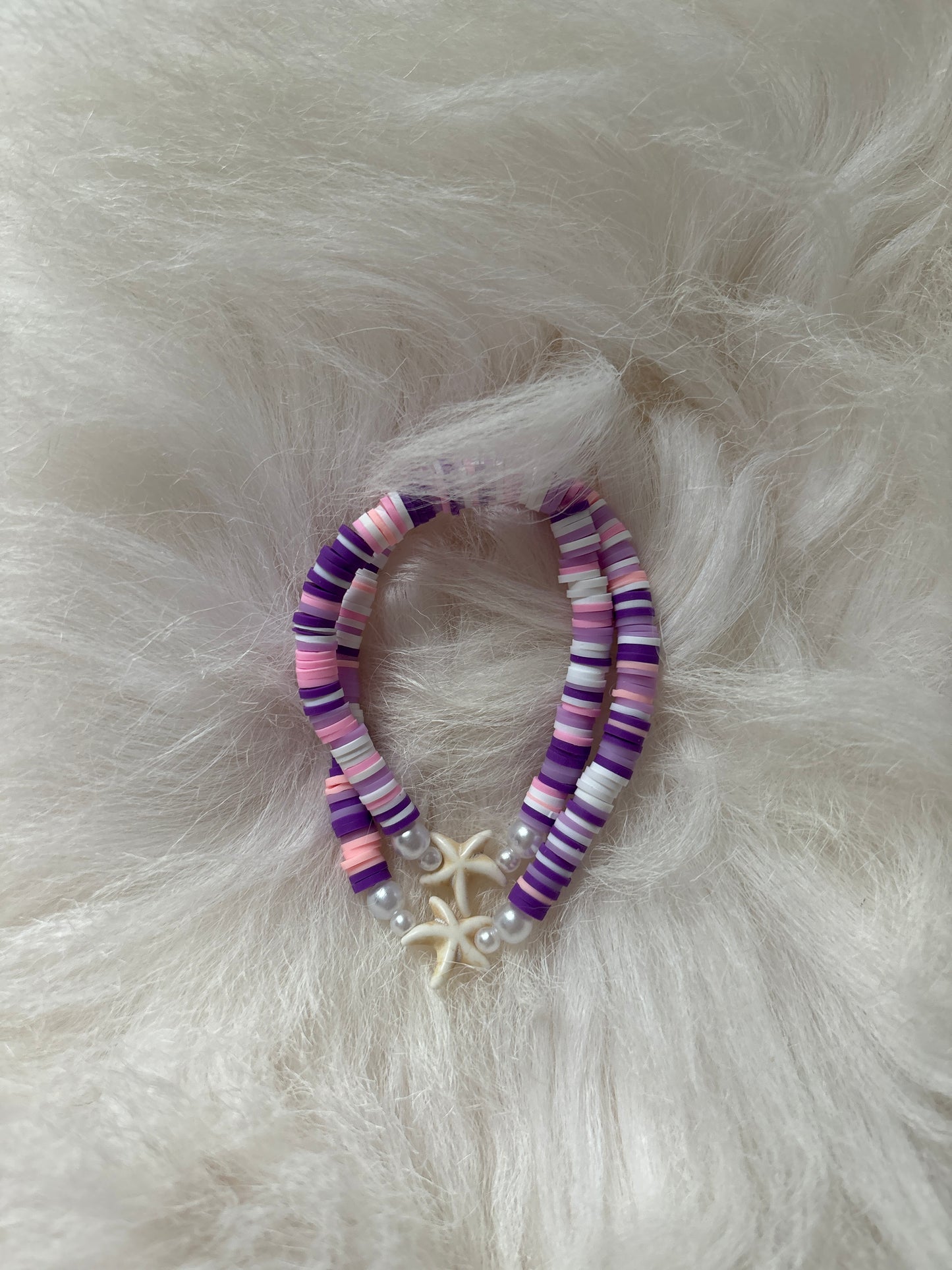 Purple Starfish bracelet