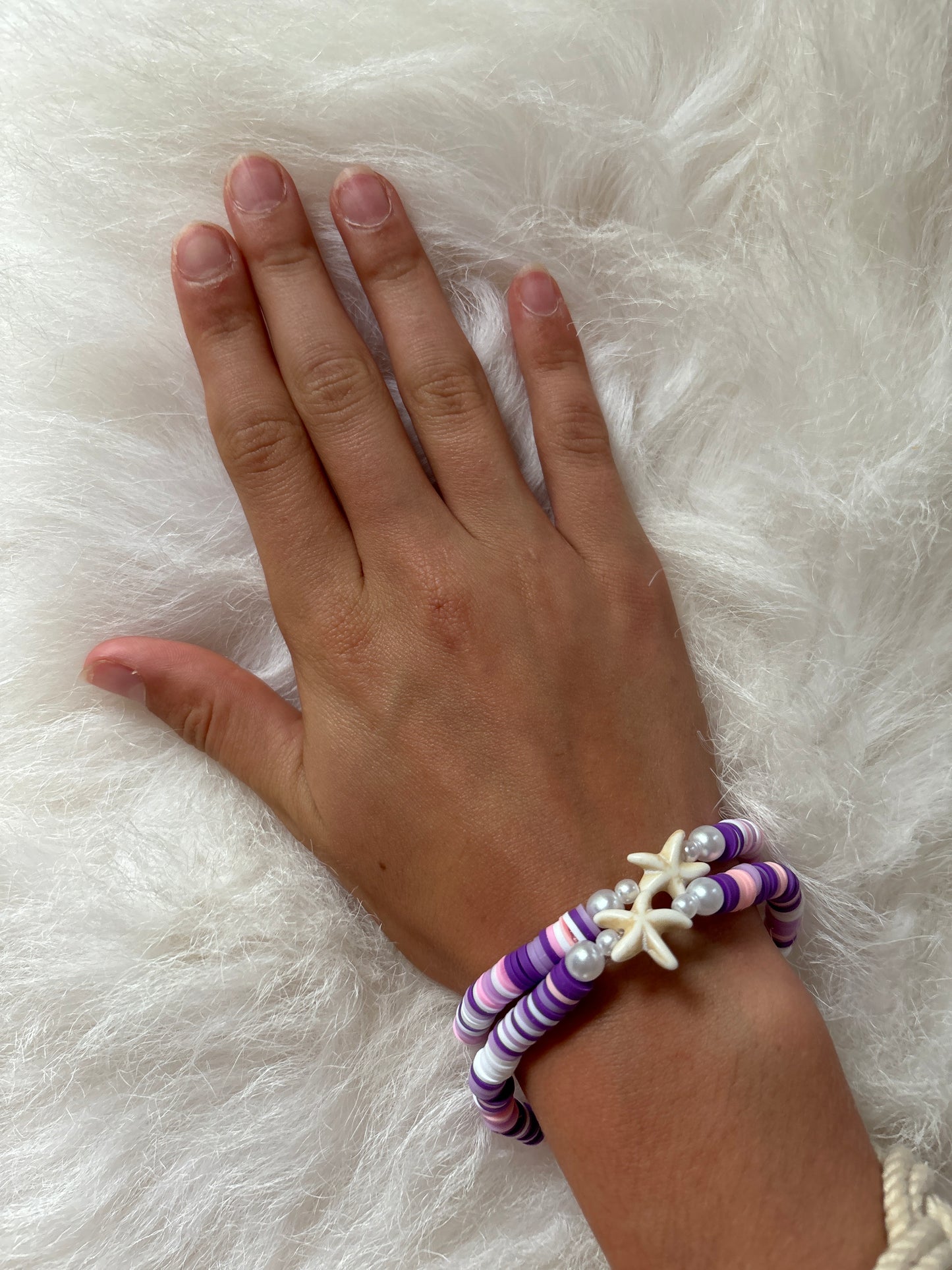 Purple Starfish bracelet