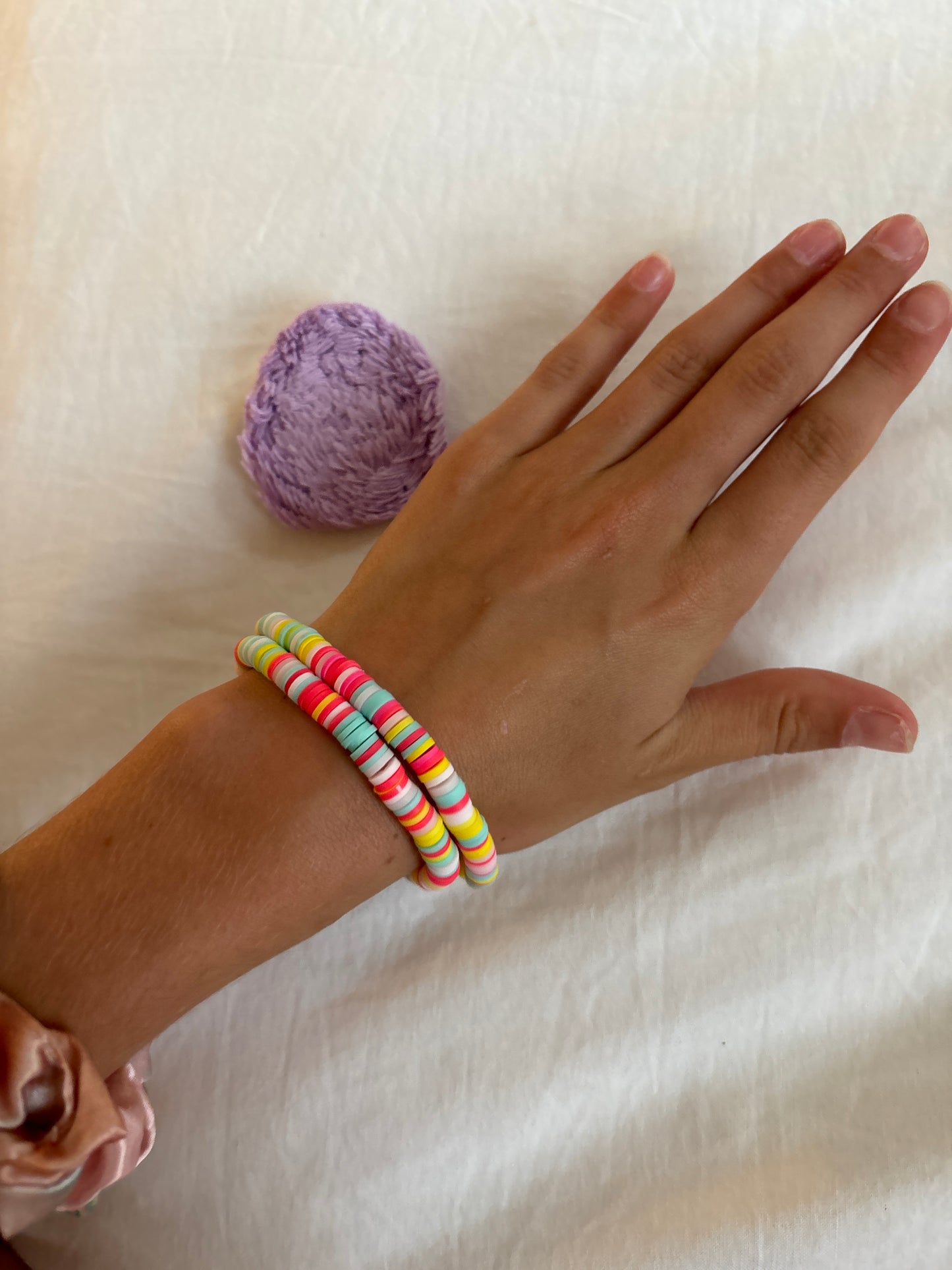 Pink Blue Yellow bracelet